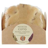 FOCACCIA COTTO MAIONESE INSALATA E POMODORO 275G